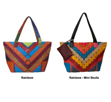 Amerileather Simonda Rainbow Tote (#1935-89)