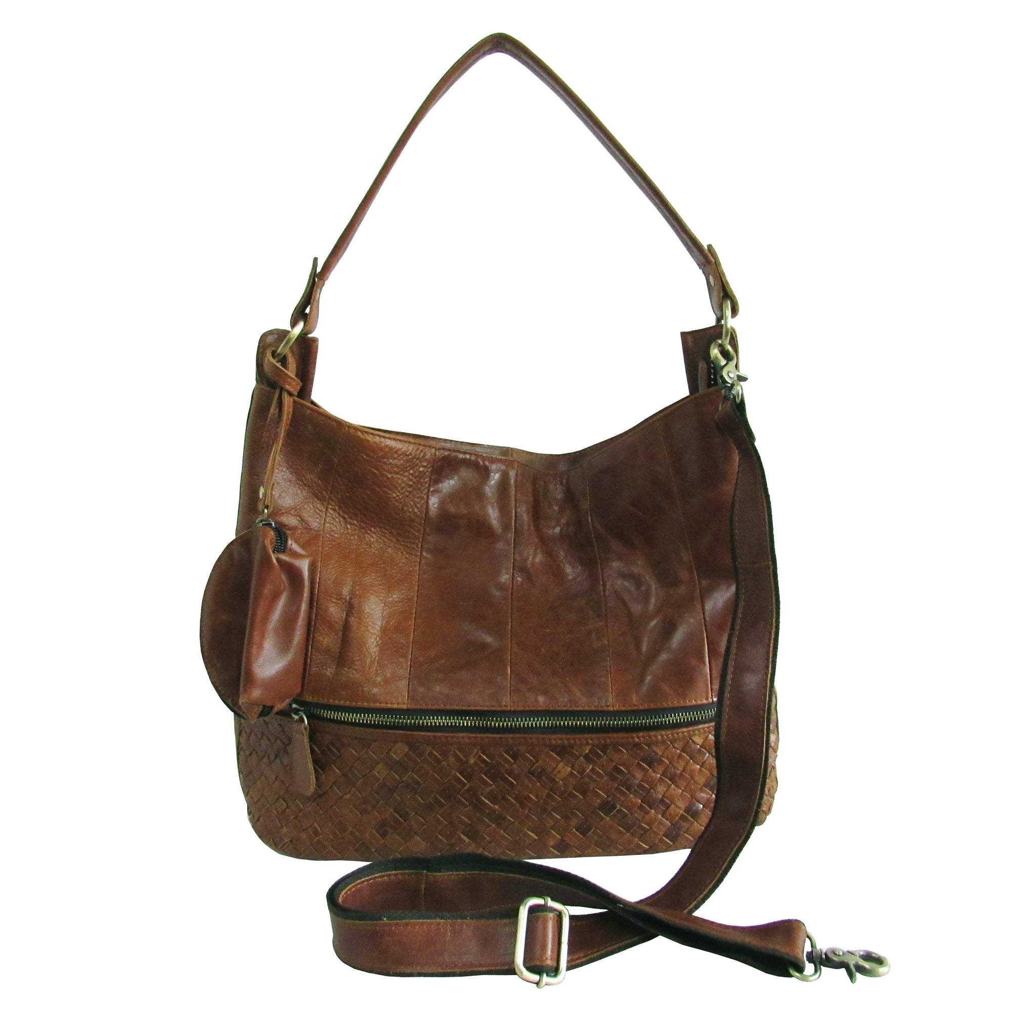 Amerileather Colton Leather Shoulder Bag (#1950-34)