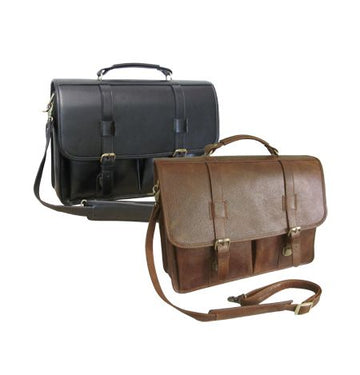 Leather Executive Briefcase (#2510-02)