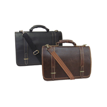 Traditional Double Slip-in Executive Briefcase (#2760-02)