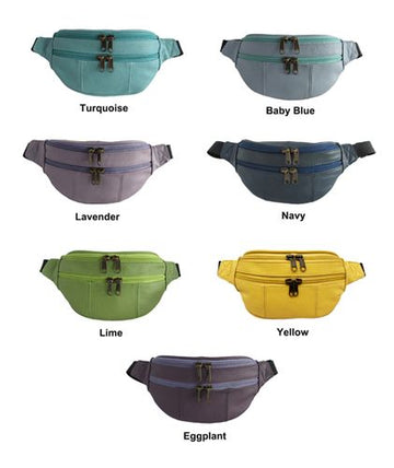 Assorted Leather Fanny Packs (#7313)