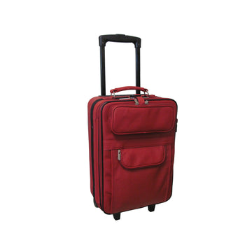 Amerileather Rozanne Leather 23" Expandable Wheeled Luggage (#88-5)