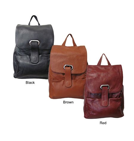 amerileather grylls sling mini leather backpack Amerileather Miles Backpack Black