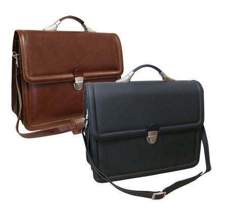 APC Savvy Leather Executive Briefcase (#2840-02)