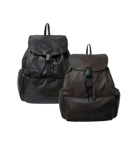 amerileather ceo leather backpack black Amerileather Jumbo Leather Backpack, Brown