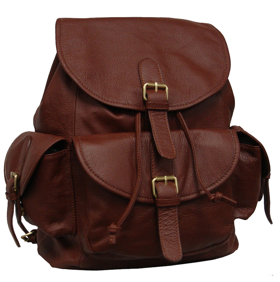 Amerileather Urban Buckle-Flap Backpack (#1822-024)