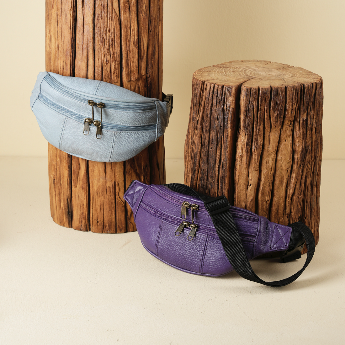 Assorted Leather Fanny Packs (#7313)