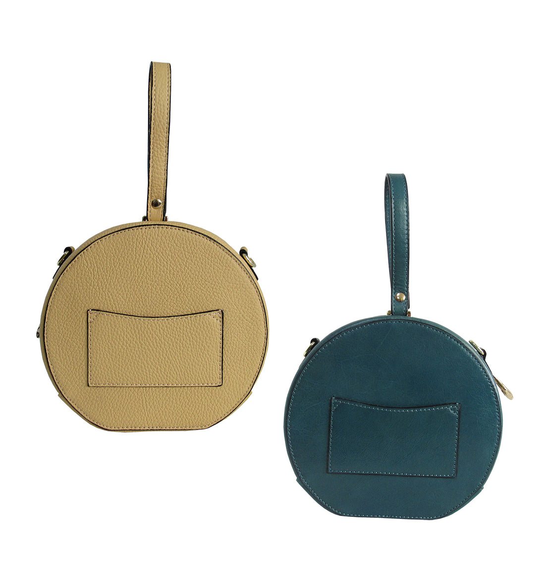 Amerileather Marcie Round Leather Shoulder Bag (#1236-57)