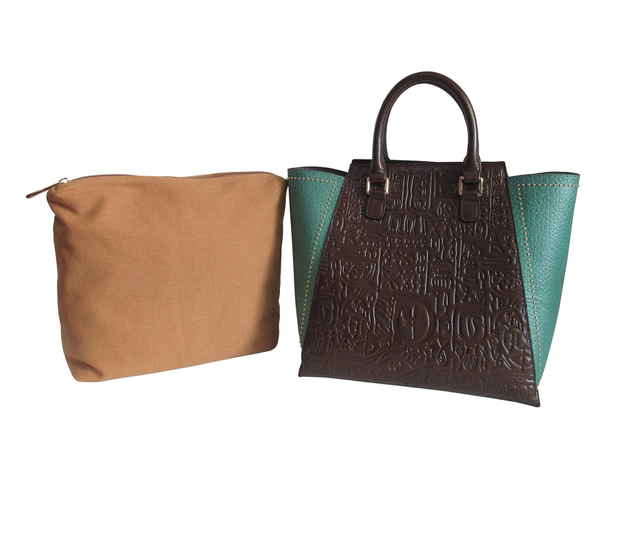 Amerileather Morrison Leather Tote (#1256-34)