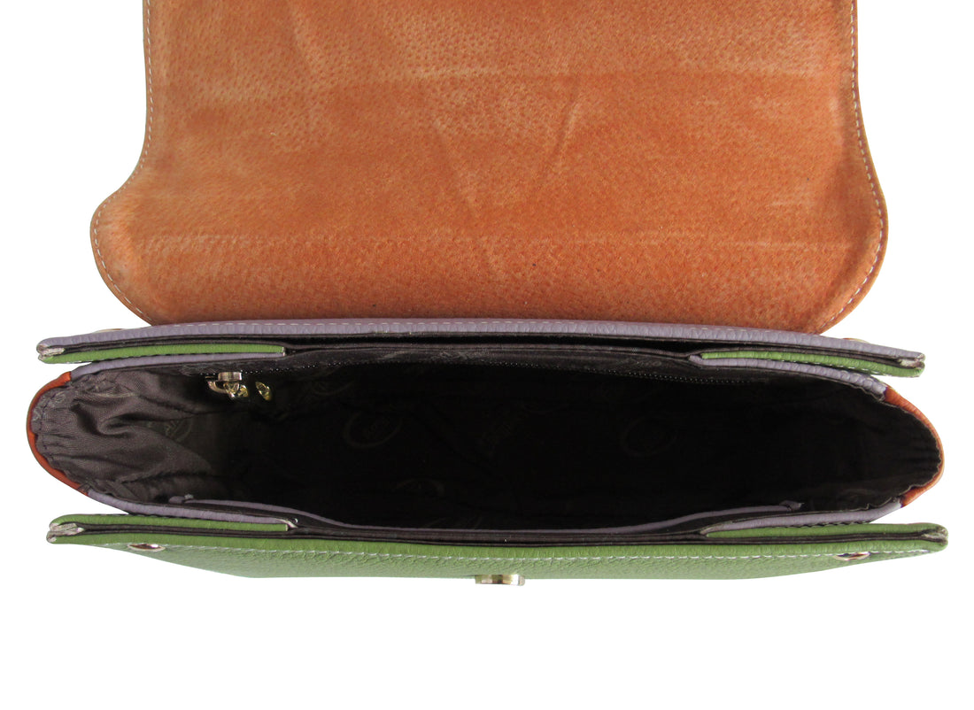 Amerileather Wilma Leather Crossbody (#1257-2)