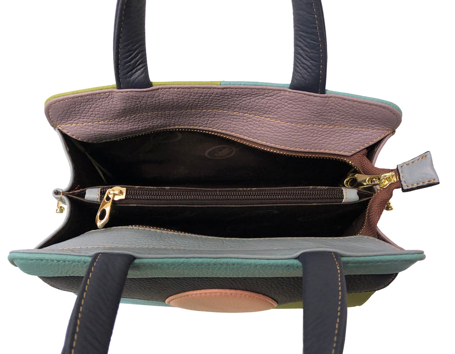 Amerileather Arlene Leather Handbag (#1259-123)
