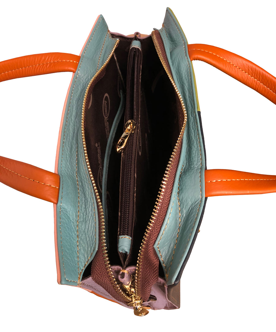 Amerileather Denisse Leather Crossbody Bag (#1261-68)