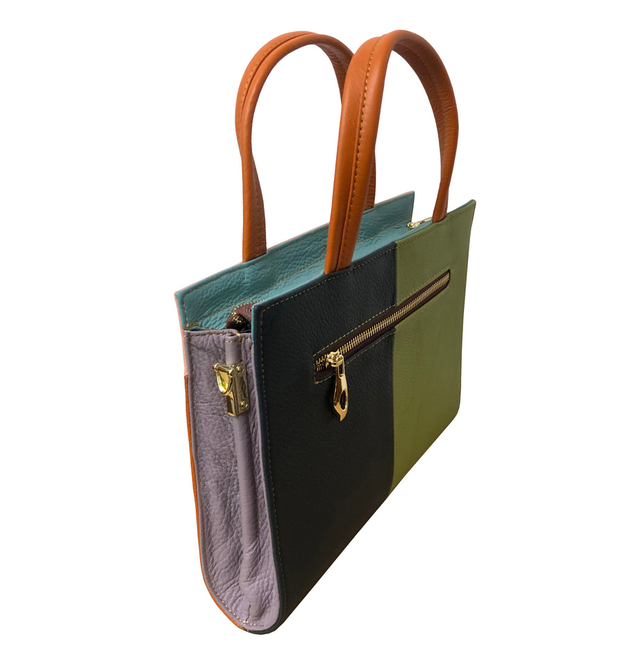 Amerileather Denisse Leather Crossbody Bag (#1261-68)