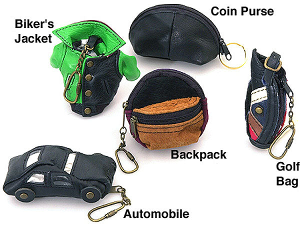 Leather Key Chains (36 pc. Pack) (#13-3)