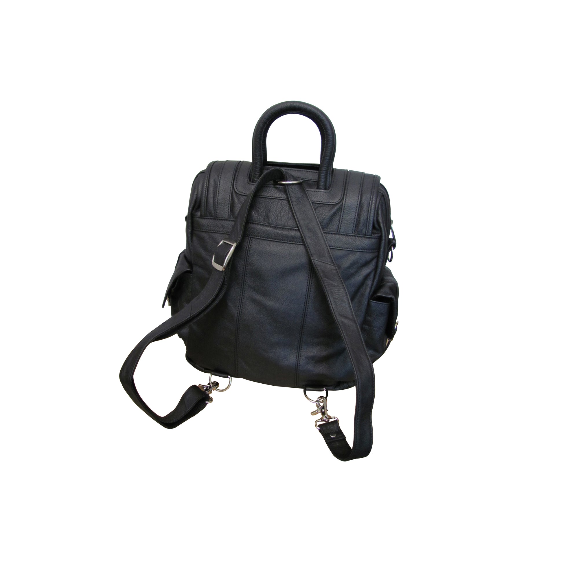 Leather Three Way Backpack (#1516-02) Leather Three Way Backpack (#1516-02)
