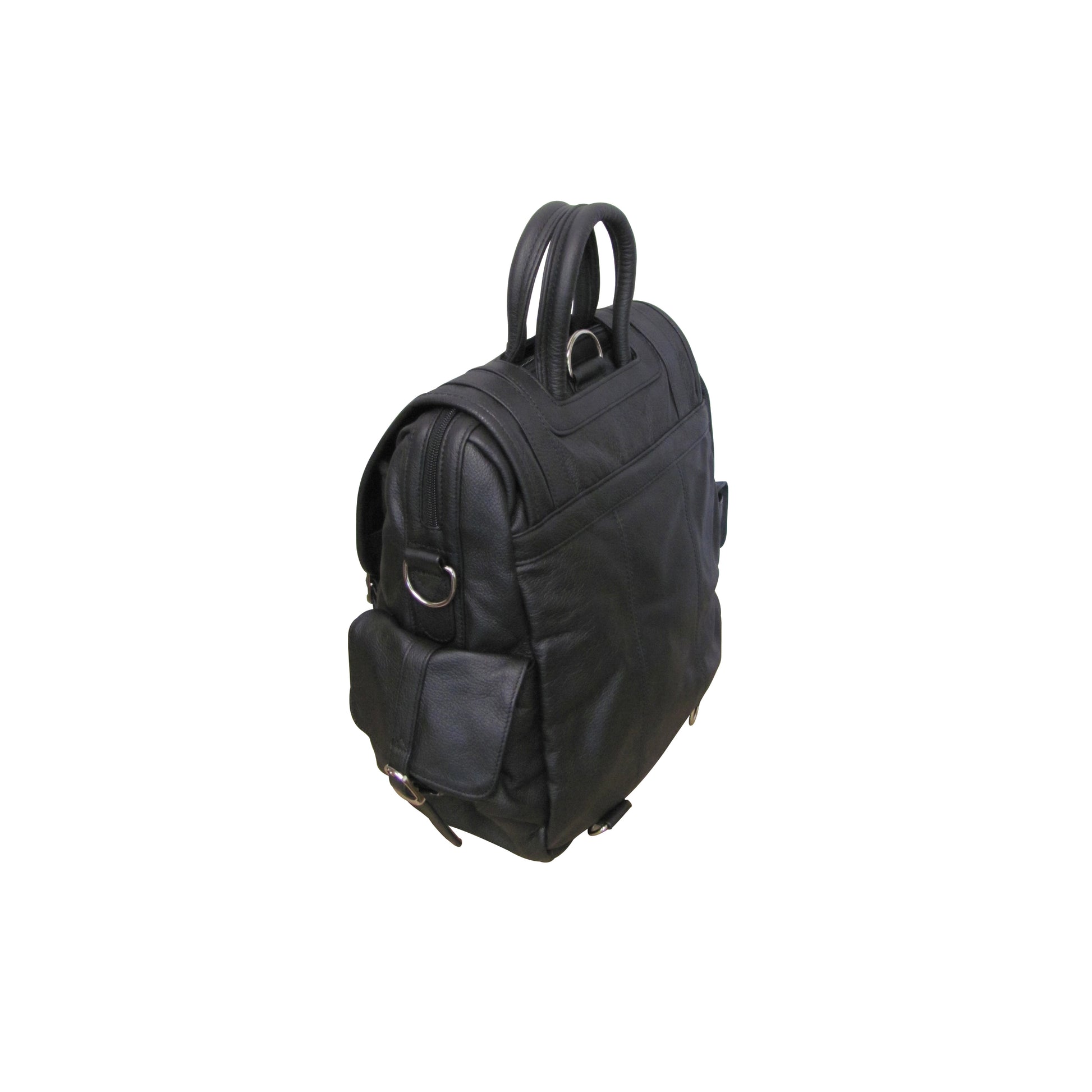 amerileather jumbo leather backpack Leather Three Way Backpack (#1516-02)
