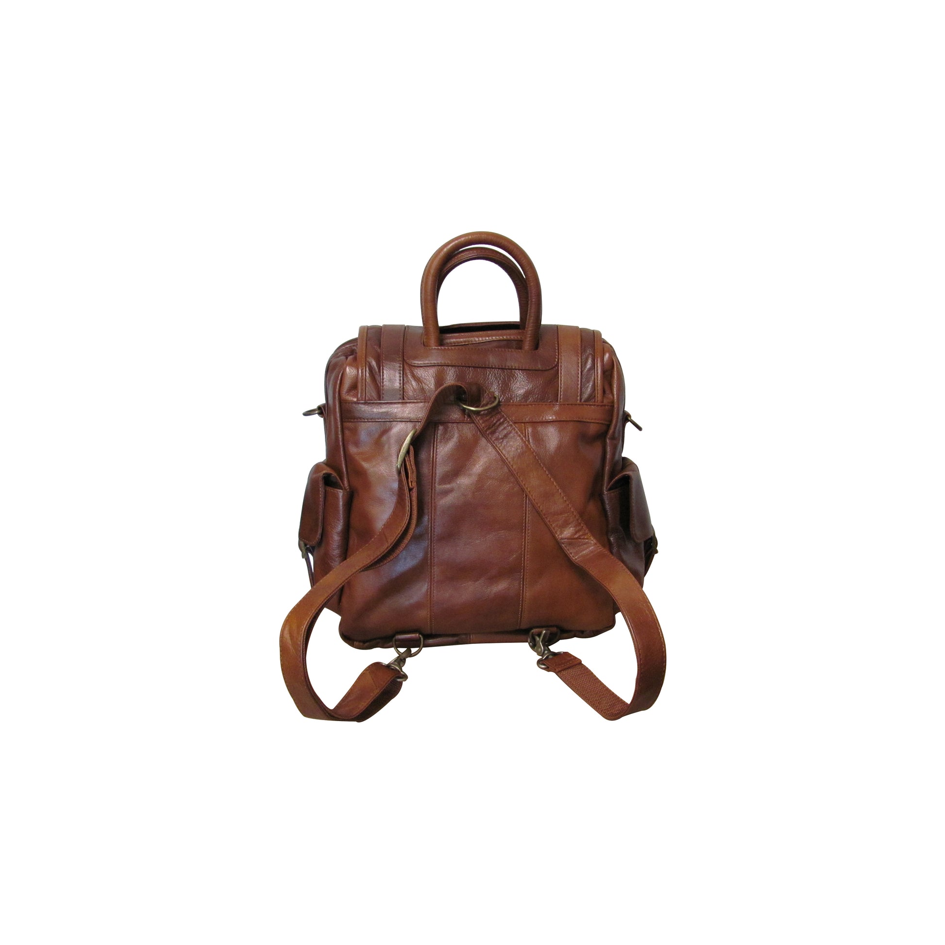 amerileather mini carrier backpack Leather Three Way Backpack (#1516-02)