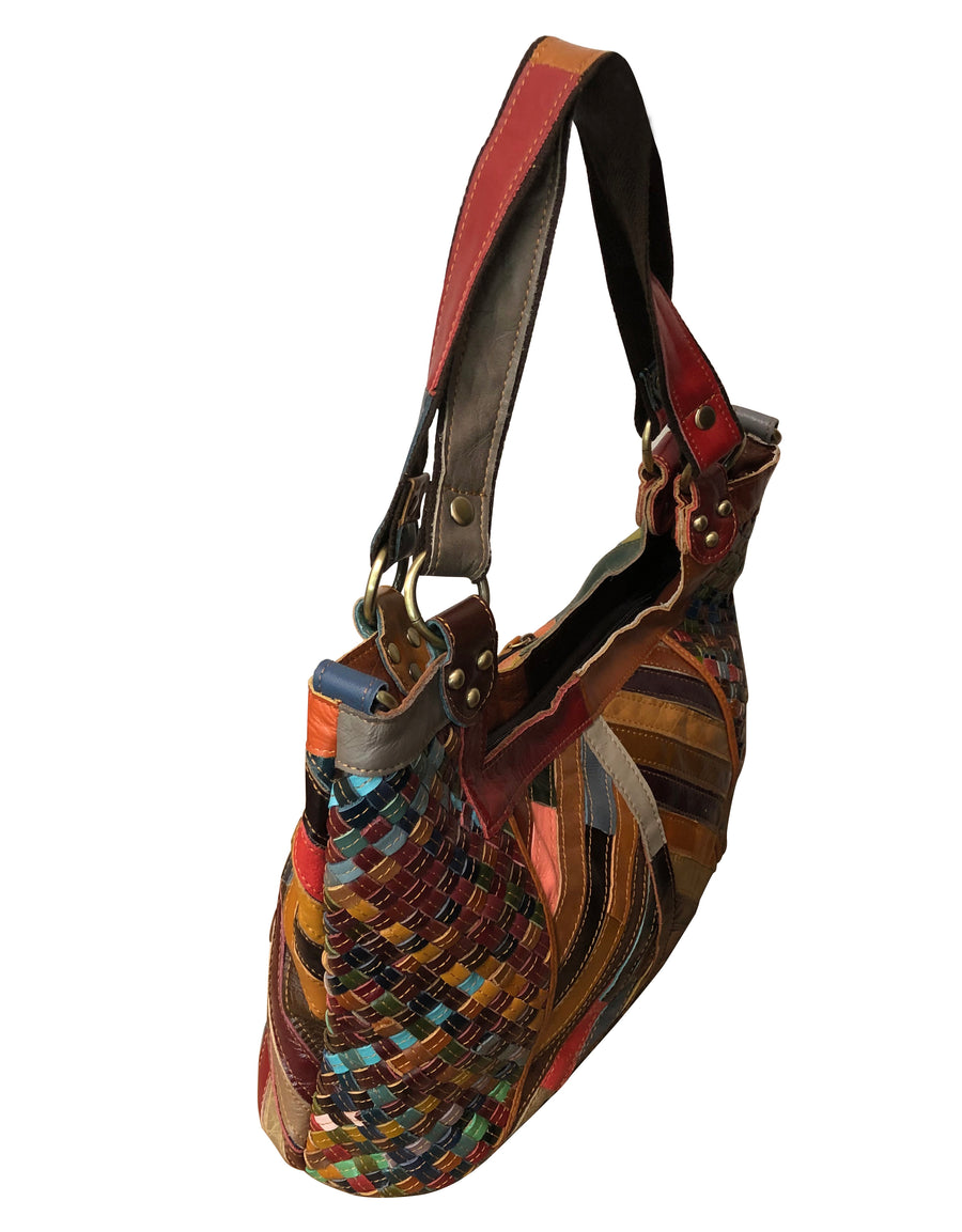 Amerileather Hazelle Leather Handbag/Shoulder Bag (#1703-9)