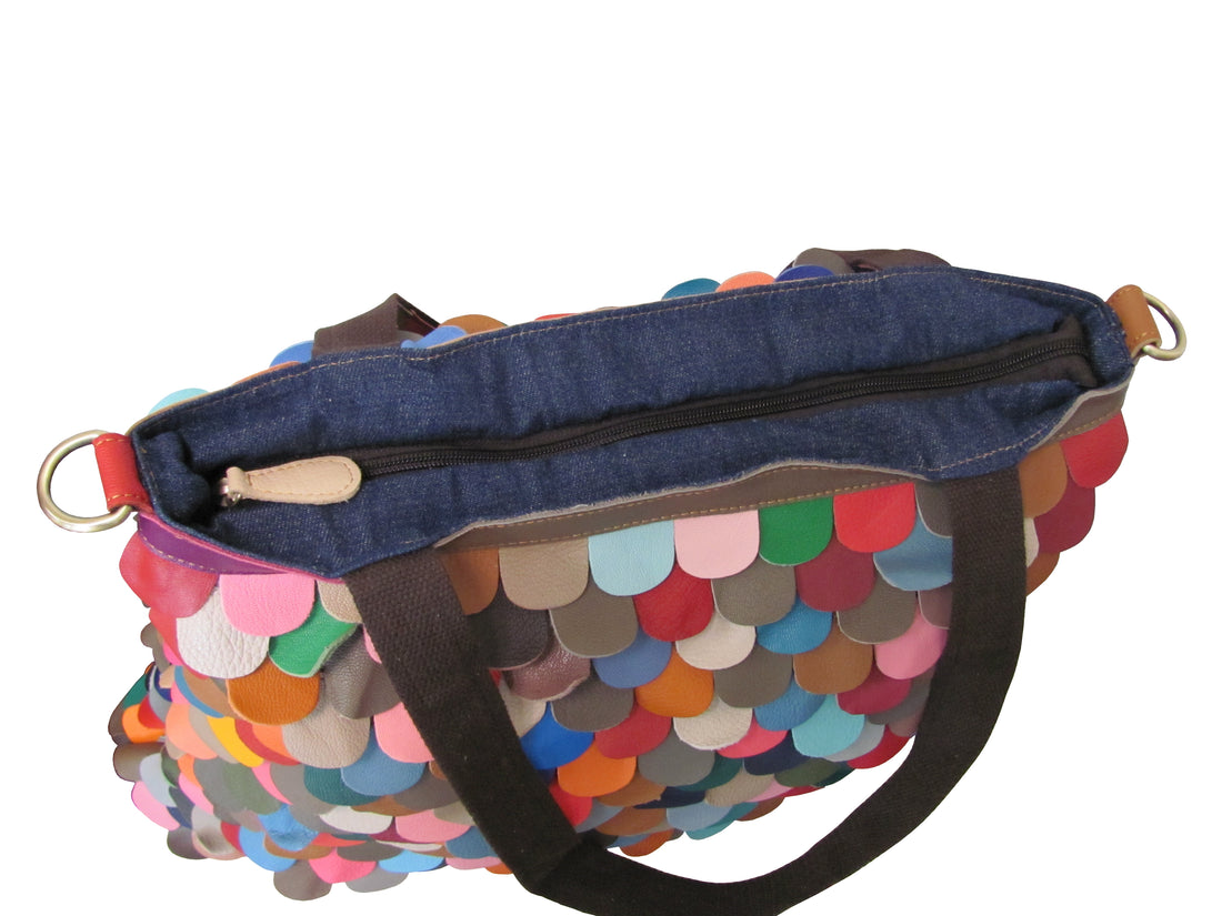 Multi-Colored Kaleidoscope Tote (#1732-9)