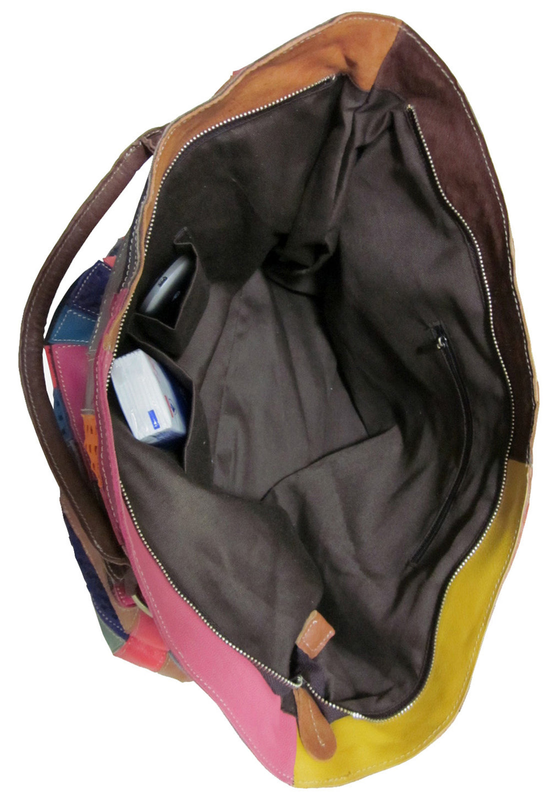 Amerileather Rainbow Mazy Tote Bag (#1770-9)