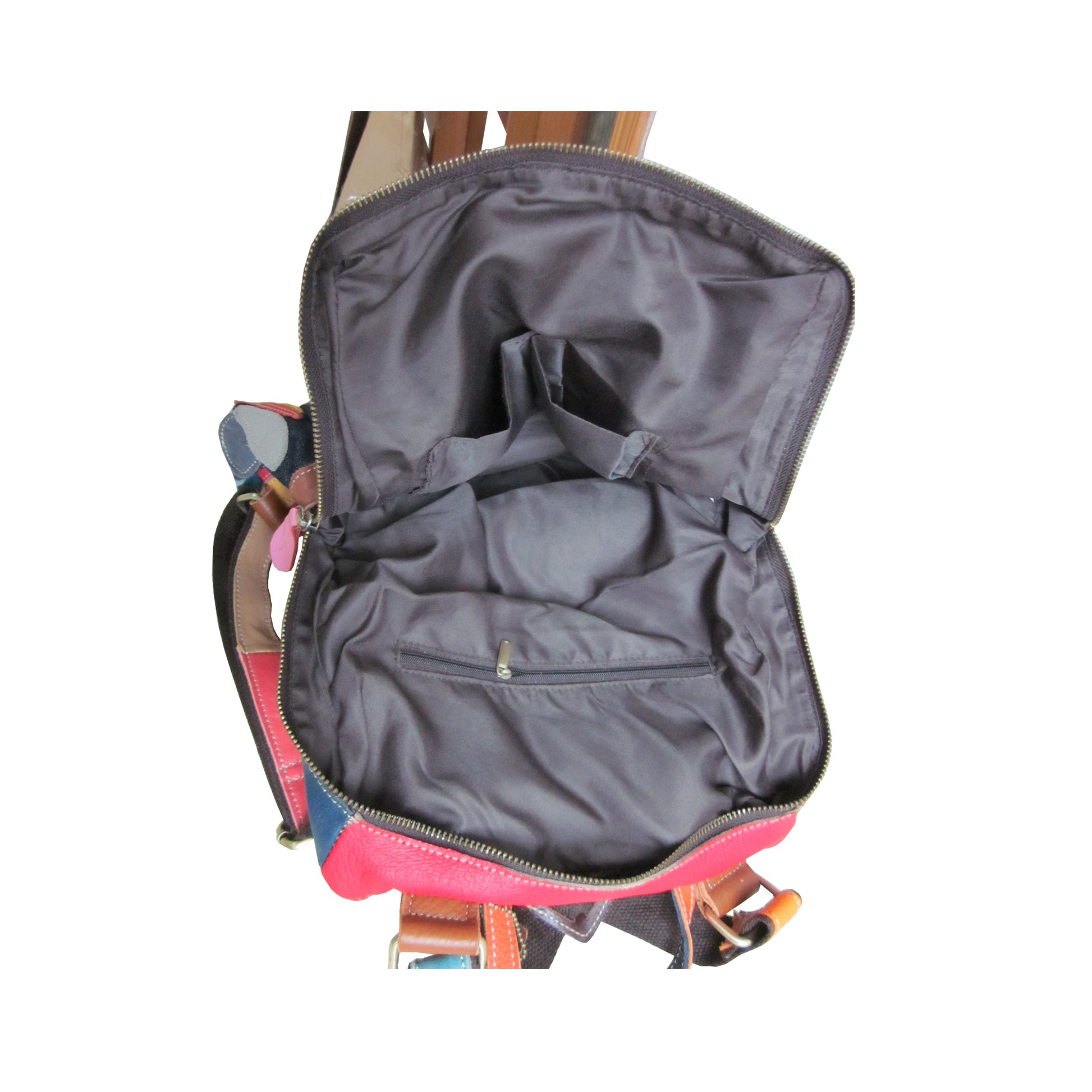 amerileather pleated mini backpack Amerileather Mini-Carrier Backpack (#1771-9)
