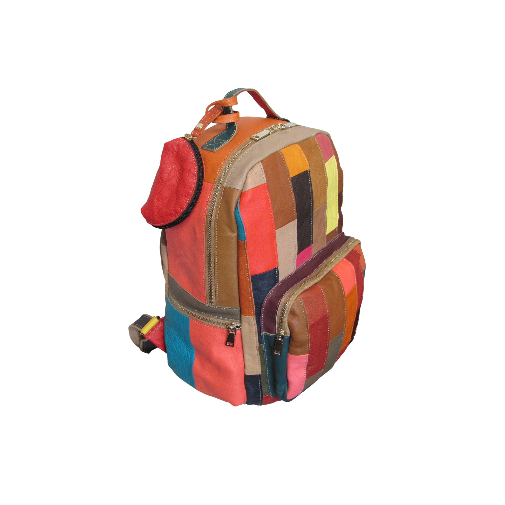 Amerileather Xanadu Rainbow Leather Backpack