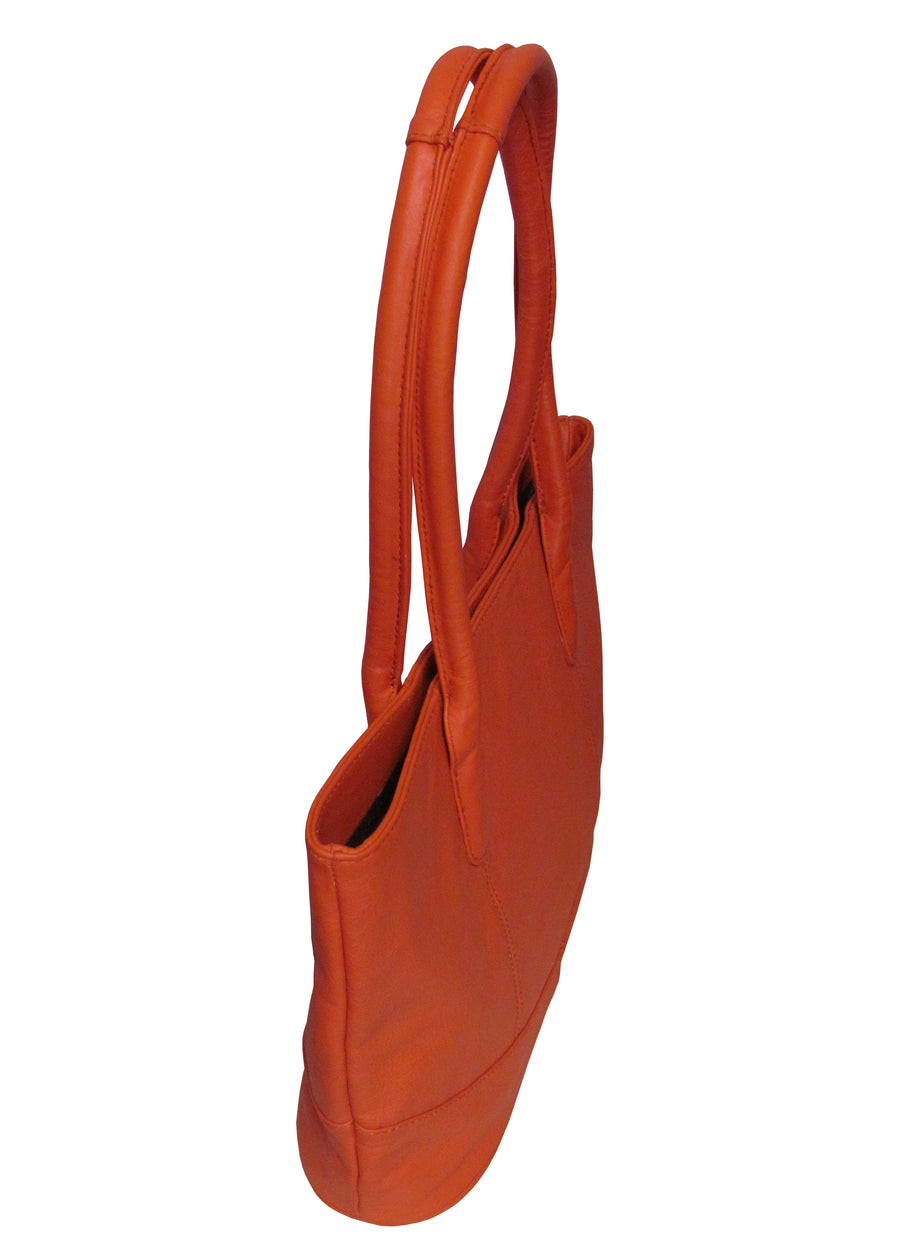 AmeriLeather Casual Patent Leather Tote Bag