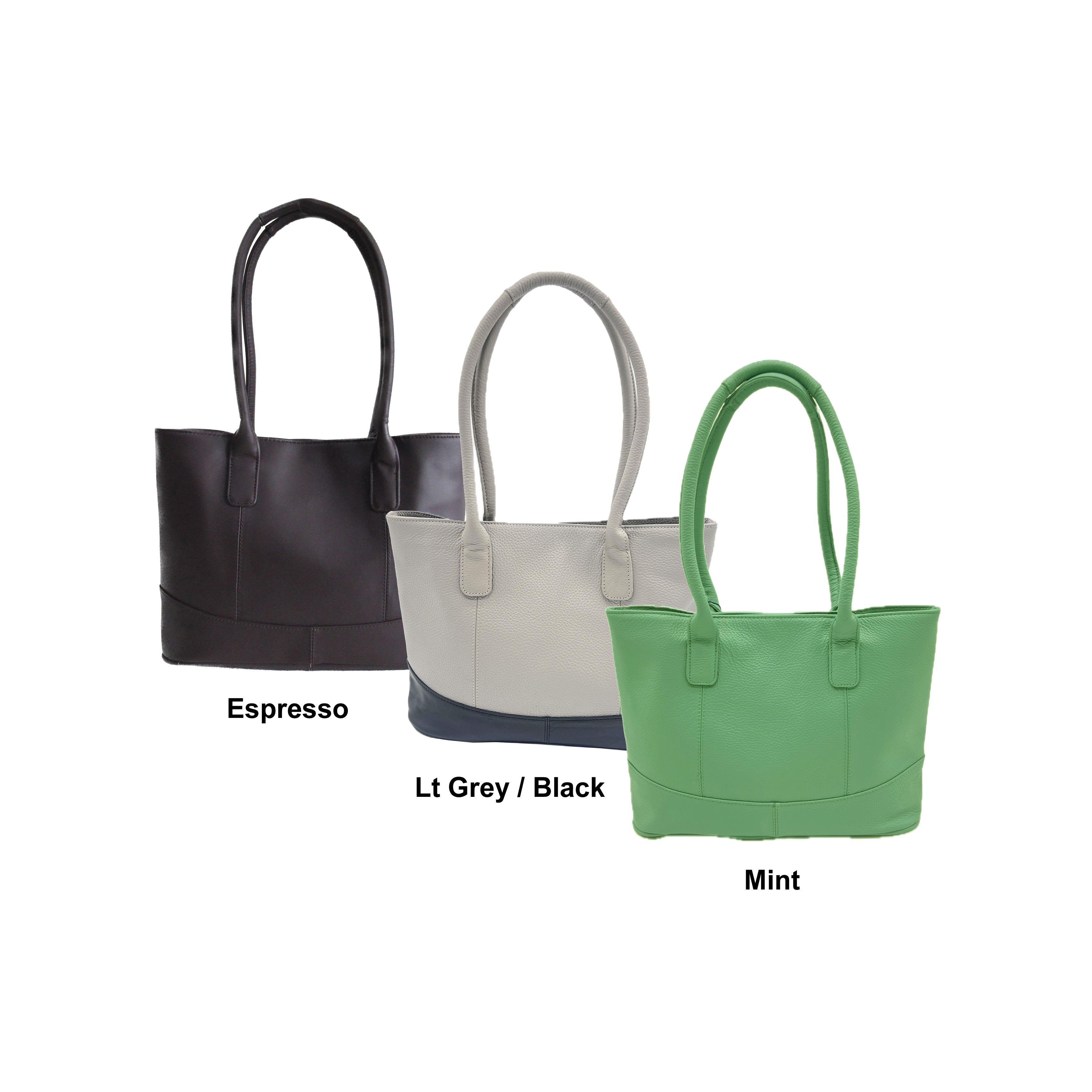 Casual Leather Handbag (#1837-36789)