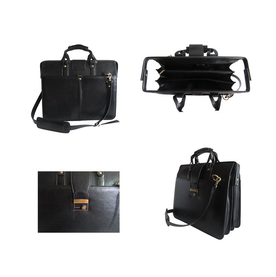 Leather Doctor's Carriage Bag (#1842-04)