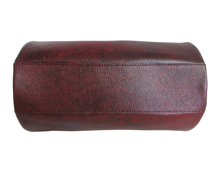 Amerileather Cyrus Leather Tube Handbag (#1890-5)