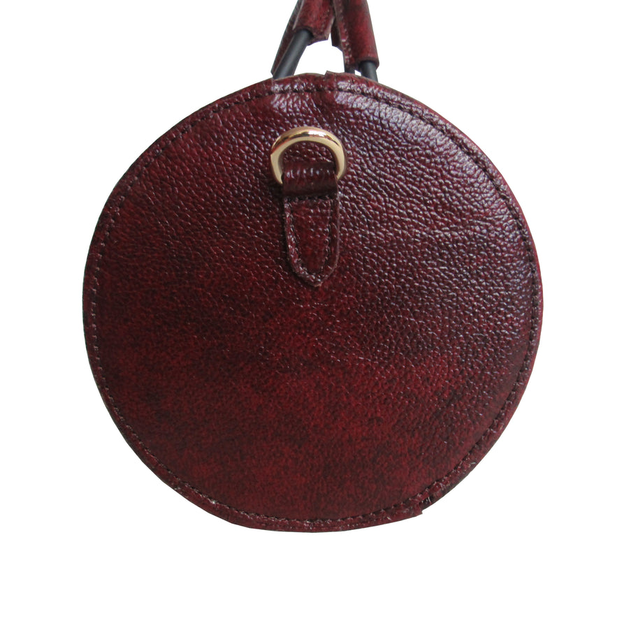 Amerileather Cyrus Leather Tube Handbag (#1890-5)