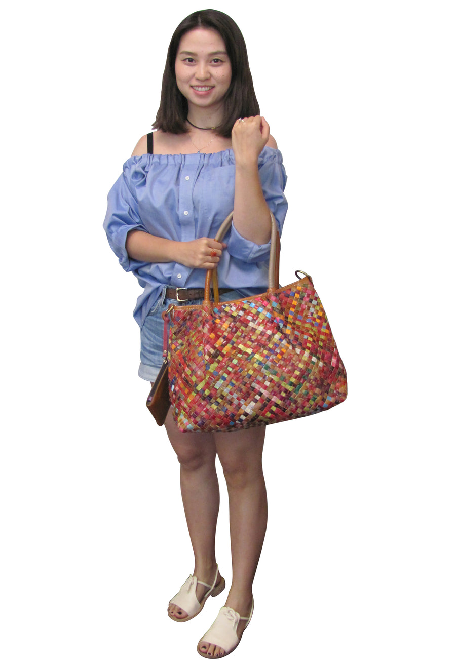 Amerileather Linwood Leather Tote Bag (#1913-9)