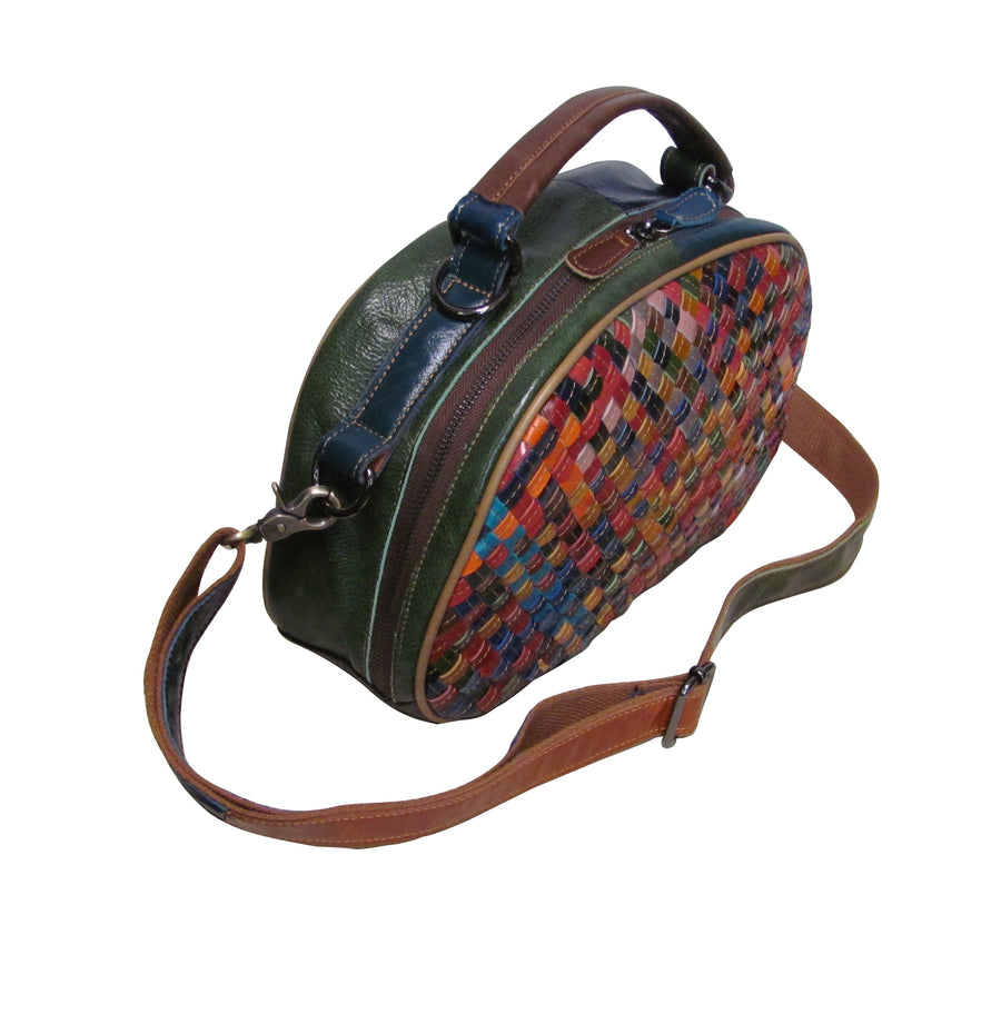Amerileather Beckett Woven Handbag (1934-9)