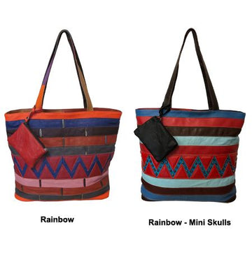 Amerileather Etta Rainbow Tote (#1937-89)