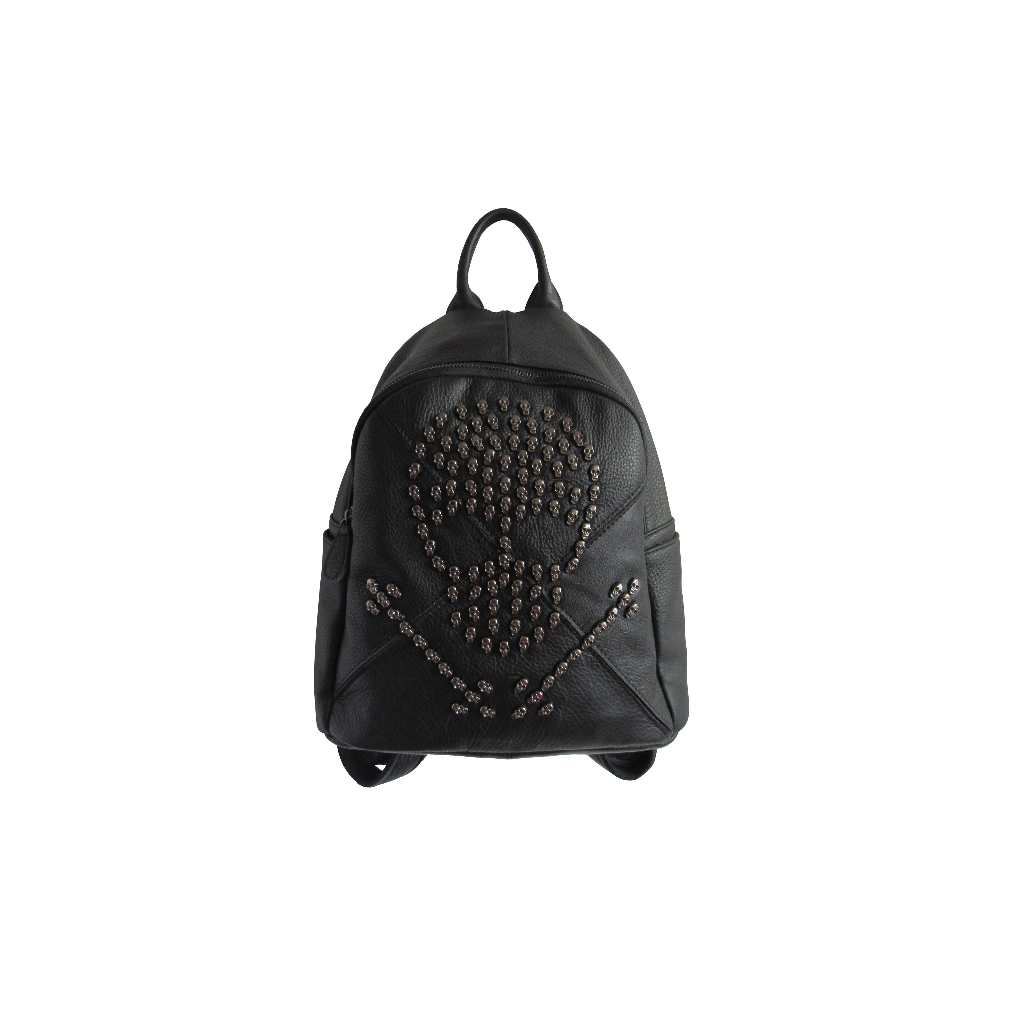 Amerileather Joreah Leather Backpack, Black