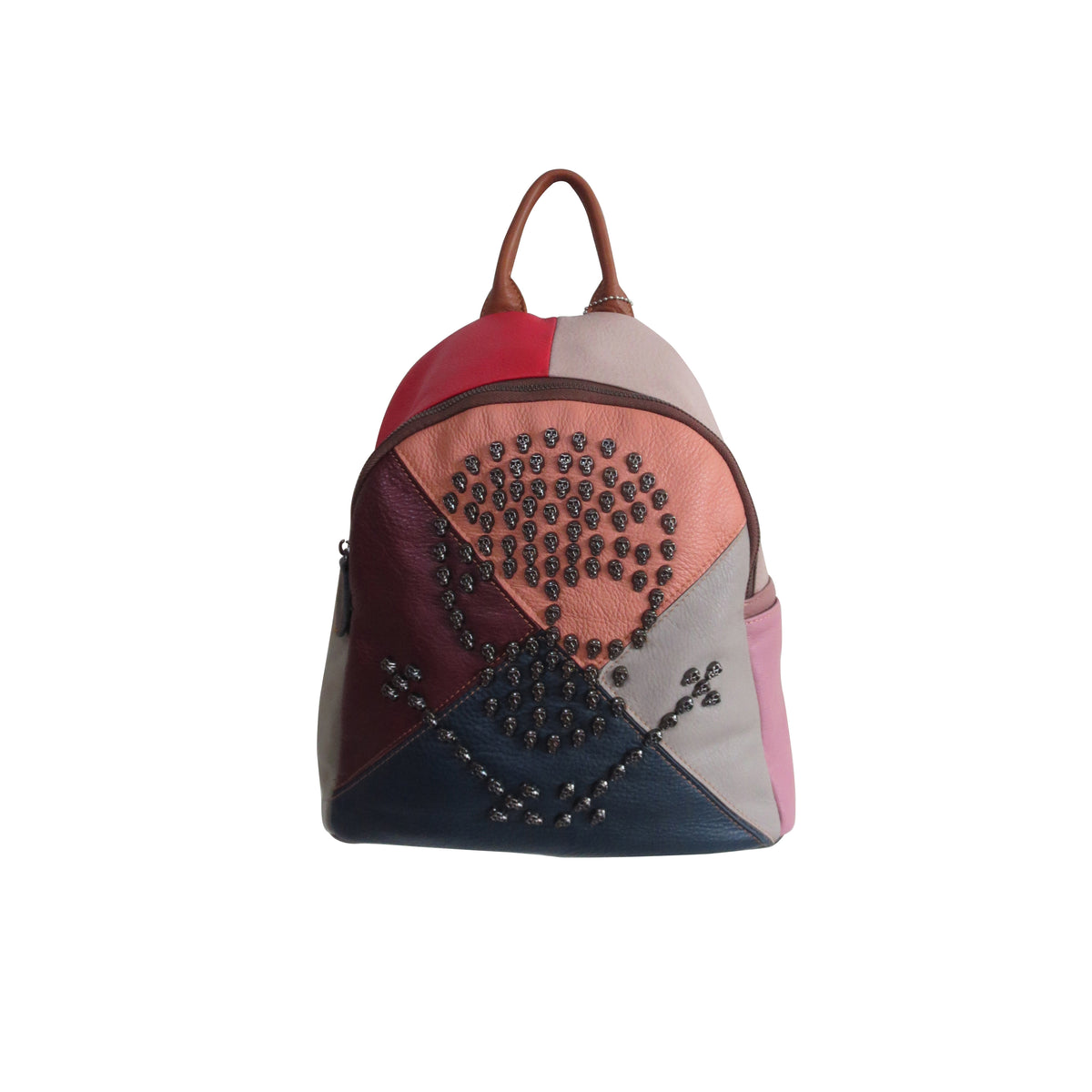 amerileather mini leather backpack Joreah (#1941-9) Sea MASTER® Roddy Hunter LED-Lite Color:Brandy Tooled The comfortable straps allow