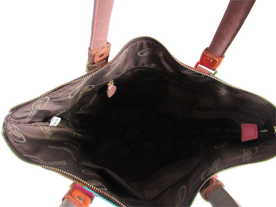 Amerileather Elvina Leather Tote Bag (#1944-9)