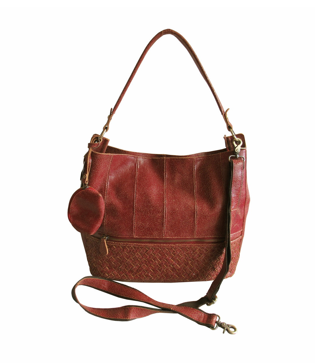 Amerileather Colton Leather Shoulder Bag (#1950-34)