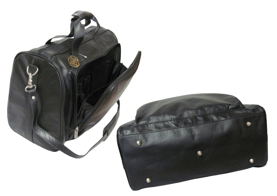 Amerileather Black Leather Three Piece Set Traveller (#7003-0)