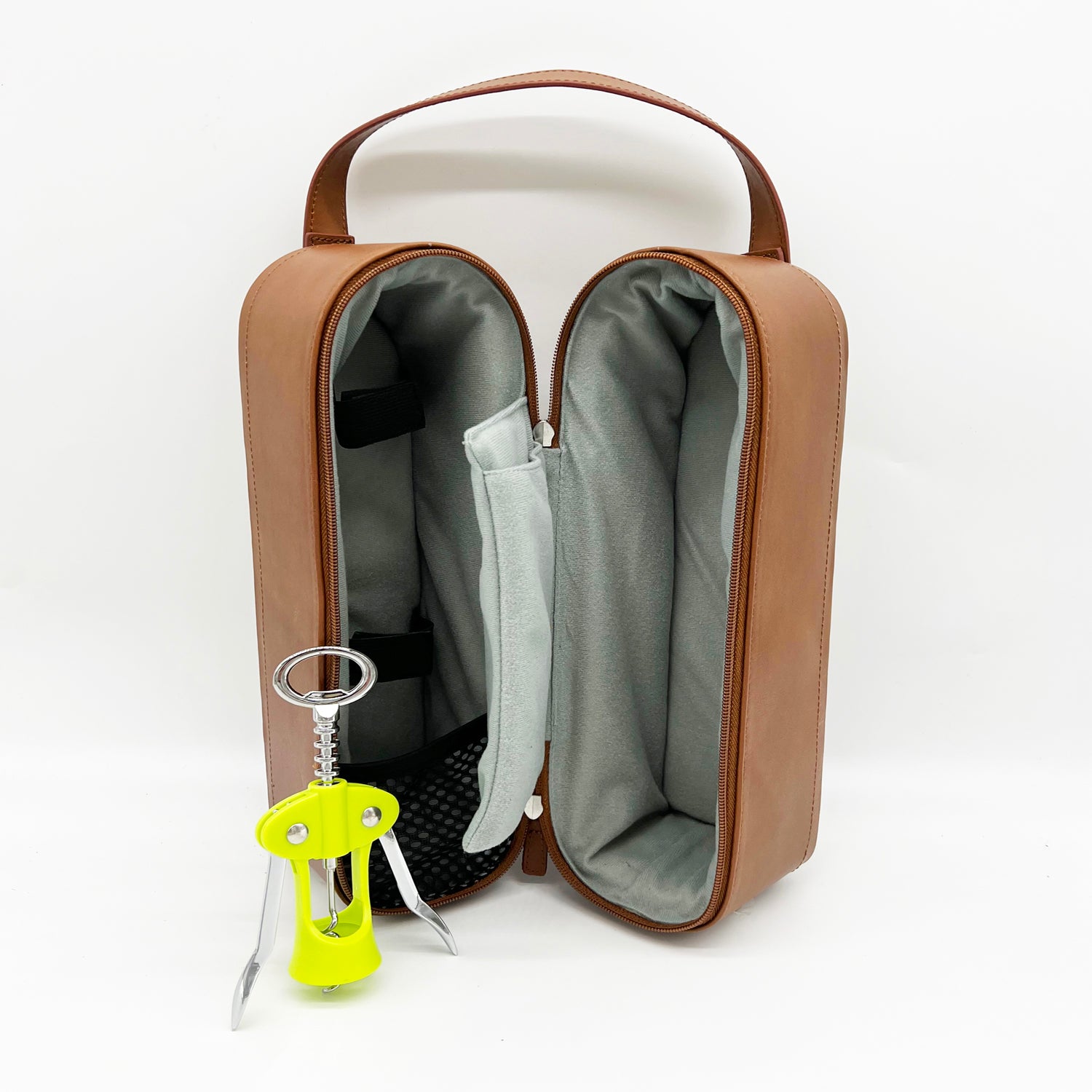 Leather Double Wine Case Holder (#22-027)