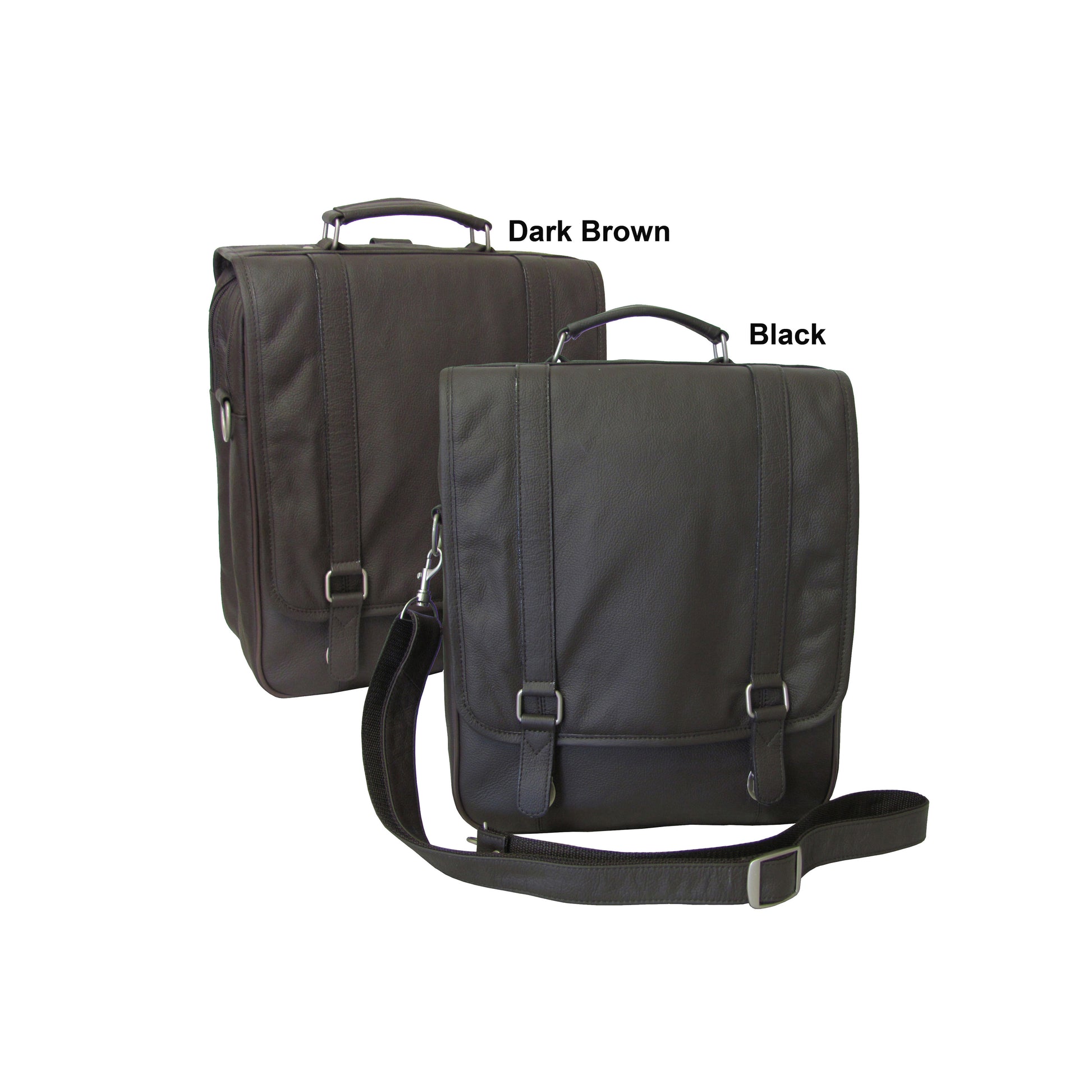 briefcase laptop backpack bag Amerileather Leather Laptop Backpack Briefcase