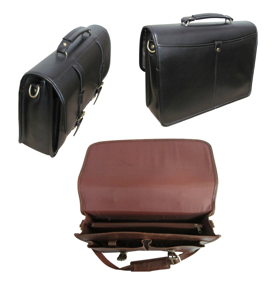 Leather Executive Briefcase (#2510-02)