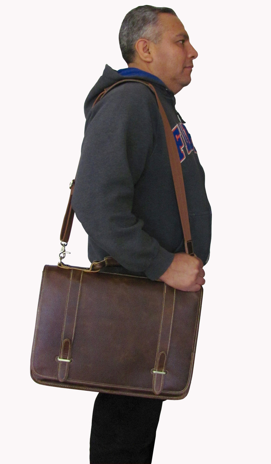 Traditional Double Slip-in Executive Briefcase (#2760-02)
