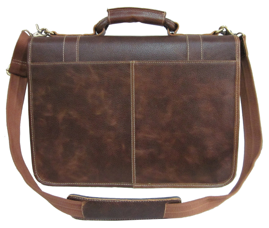 Traditional Double Slip-in Executive Briefcase (#2760-02)