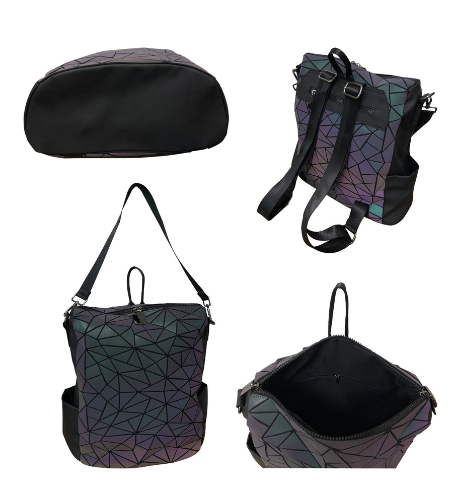 APC Tegan Luminous Geometric Tote/Backpack (#3401-9)