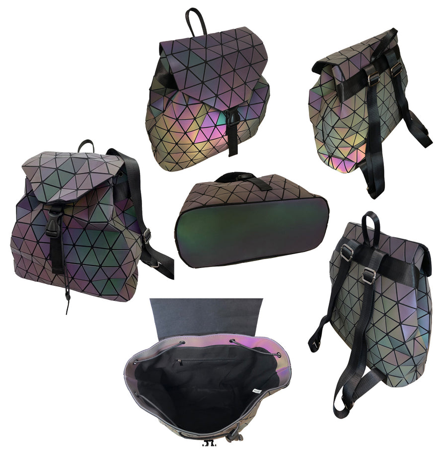Geometric backpack sale luminous