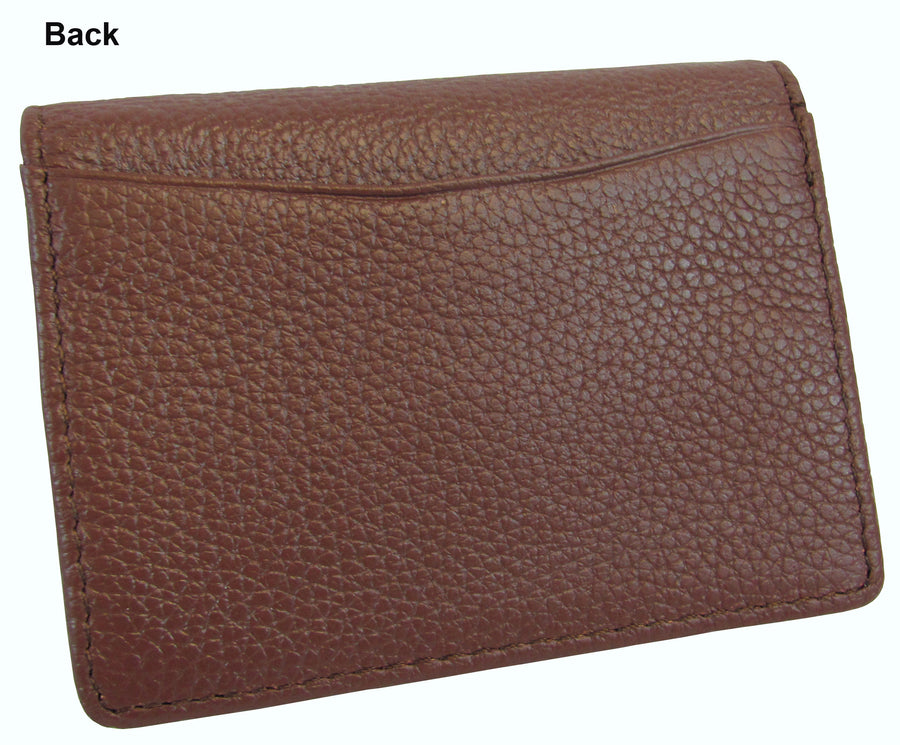 Leather ID and Business Card Holder (#521-02)