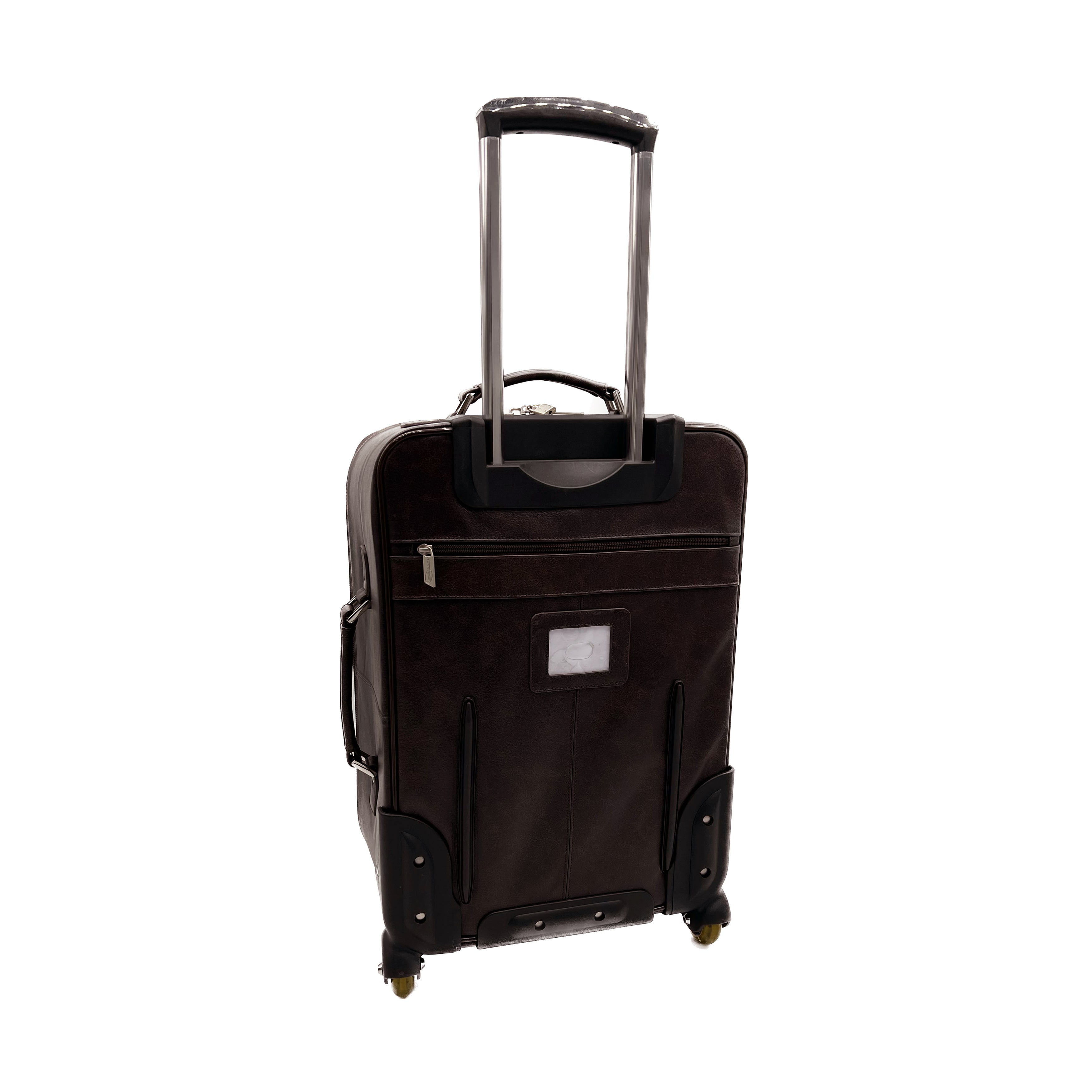 Amerileather Chestnut Leather Carry-on Pullman (#608-8)