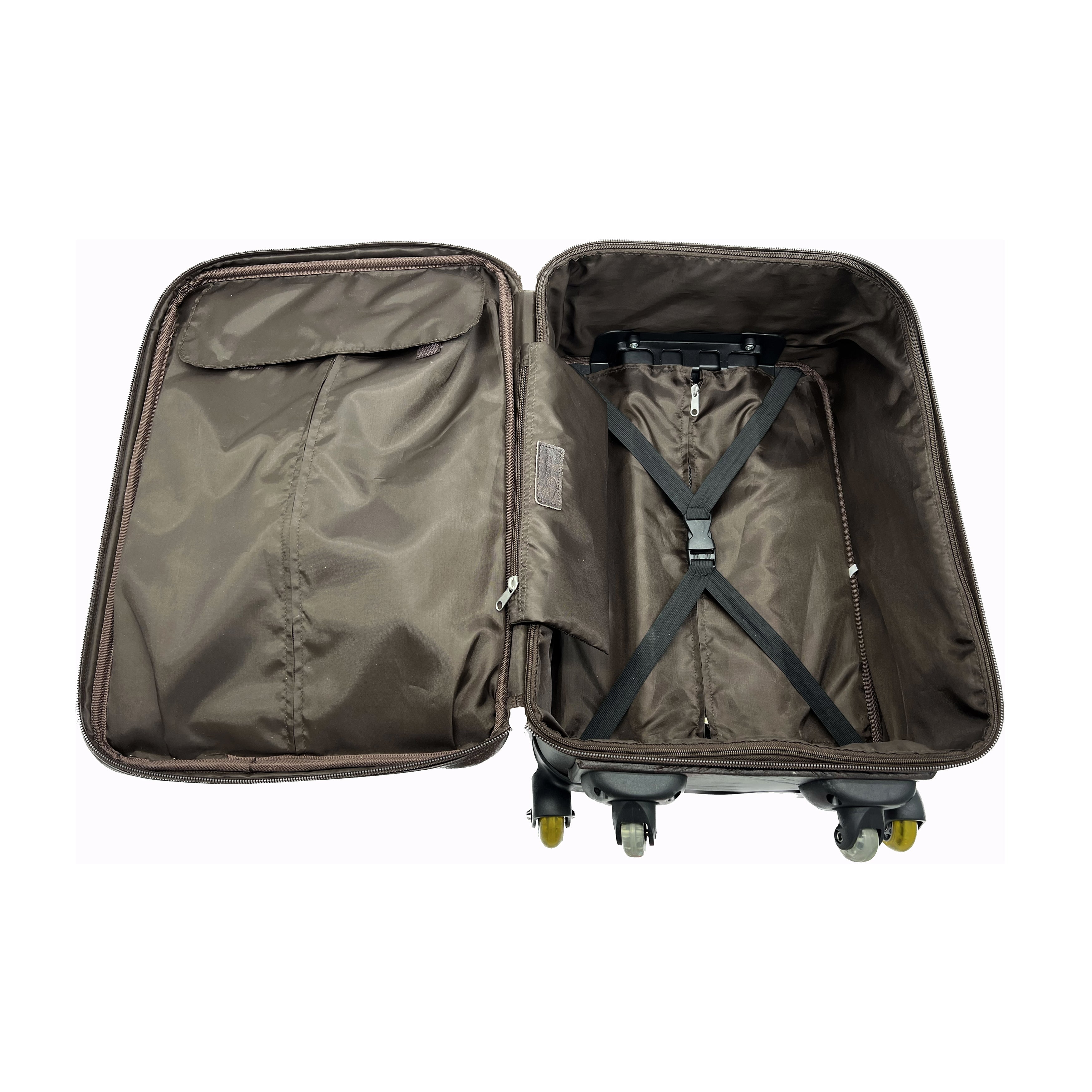 Amerileather Chestnut Leather Carry-on Pullman (#608-8)