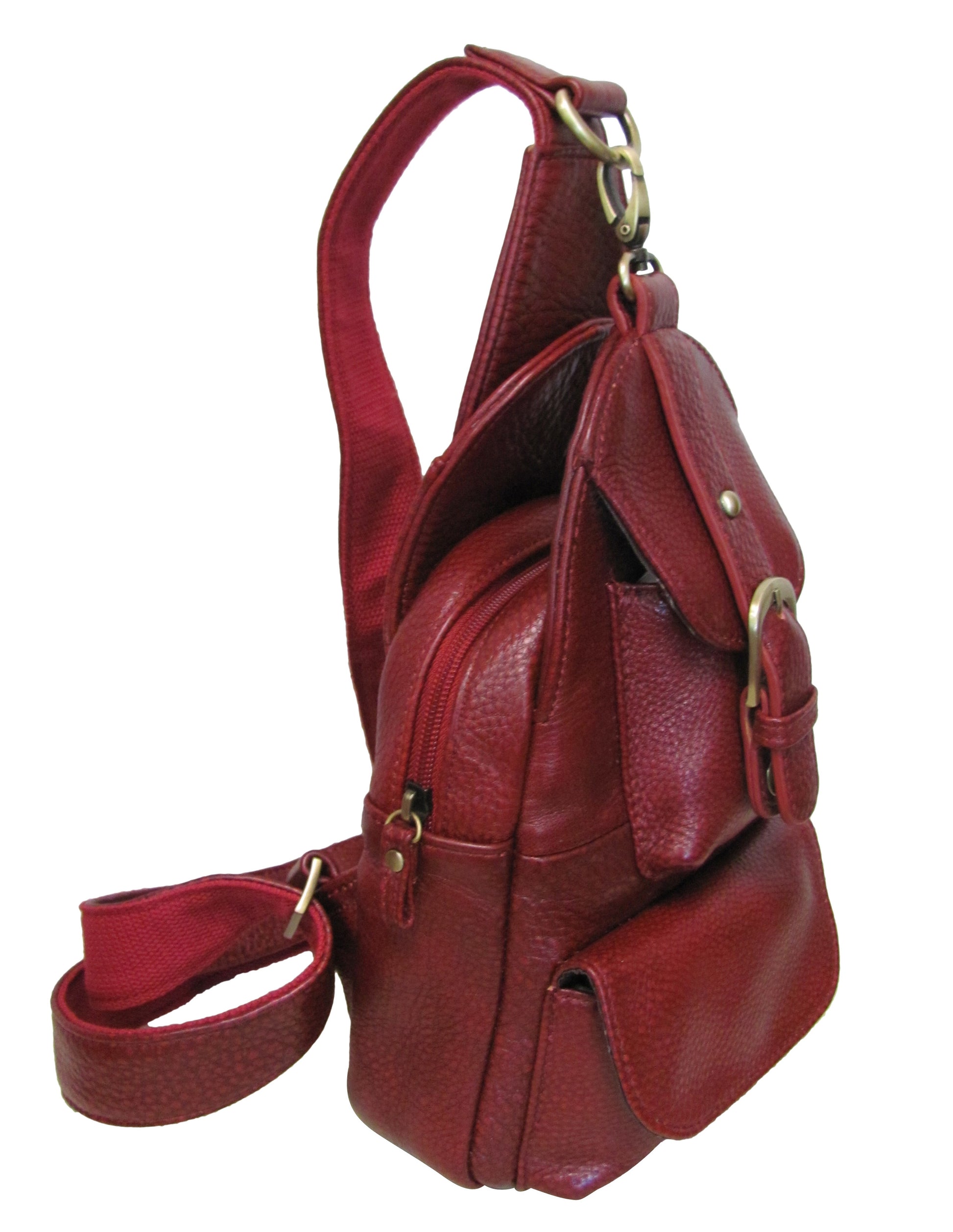 amerileather grylls sling mini leather backpack Amerileather Grylls Petite Sling Purse (#707-012457)